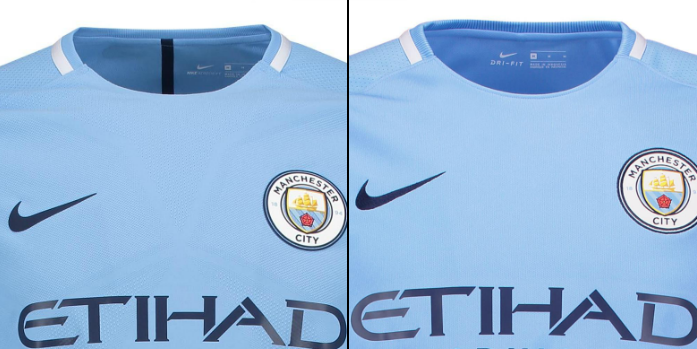 Authentic vs. replica football shirts: what's the difference?