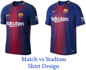 match vs stadium jersey