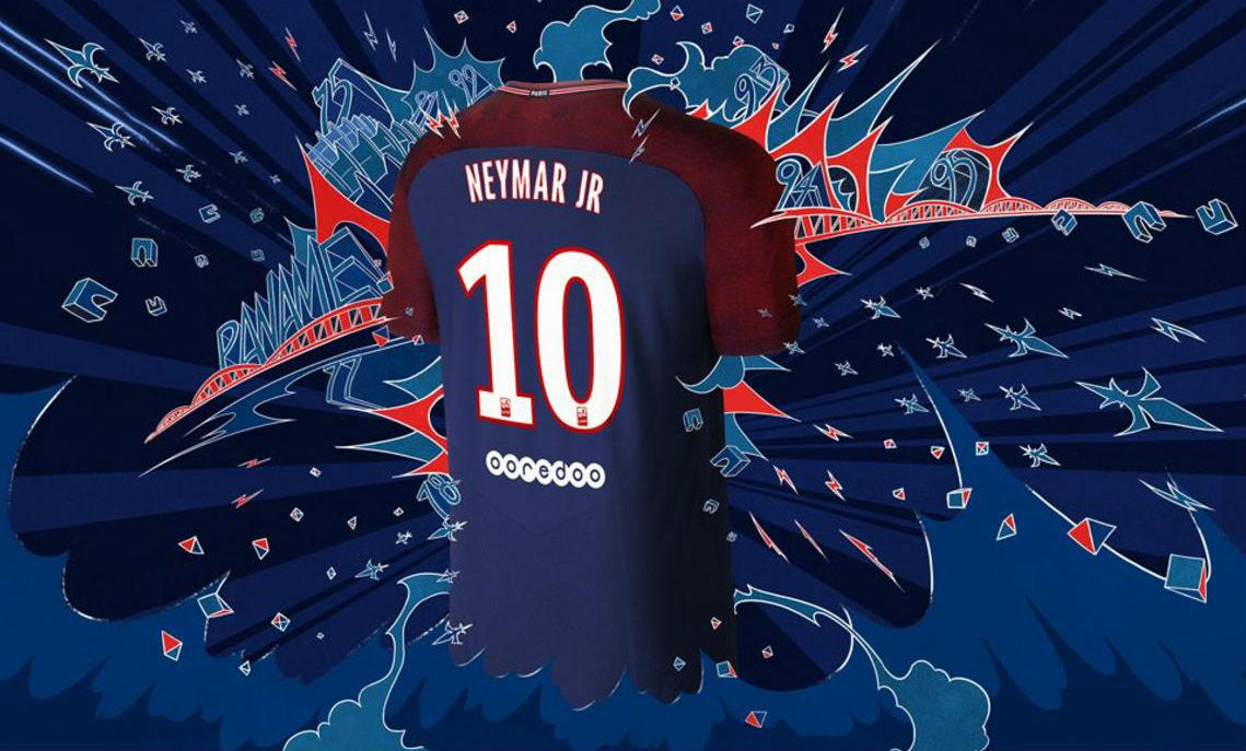 Neymar Paris Saint-Germain F.C. Jersey Brazil National Football Team France  Ligue 1 PNG, Clipart, Black