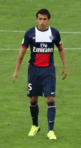 Marquinhos in the iconic 2013 home kit