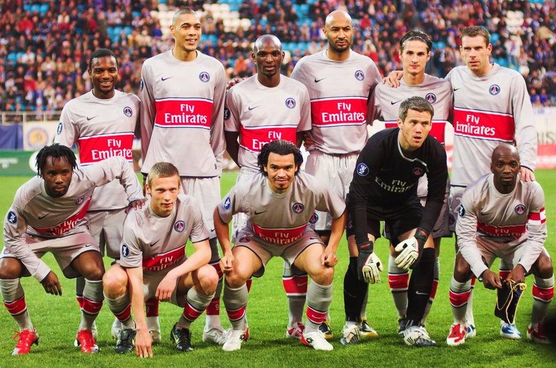 PSG in away kit in February of 2015