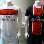 2011 away and home PSG uniforms
